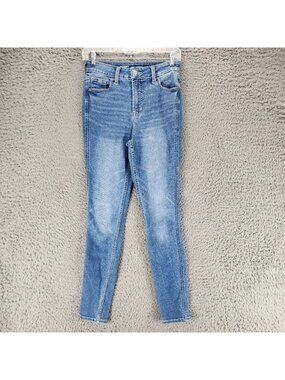 Old Navy Jeans Womens 2 Blue Stretch Denim Rockstar Skinny